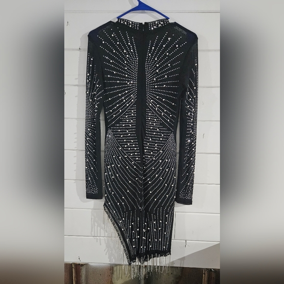 Women's Large Sheer Party Dress - Picture 2 of 7